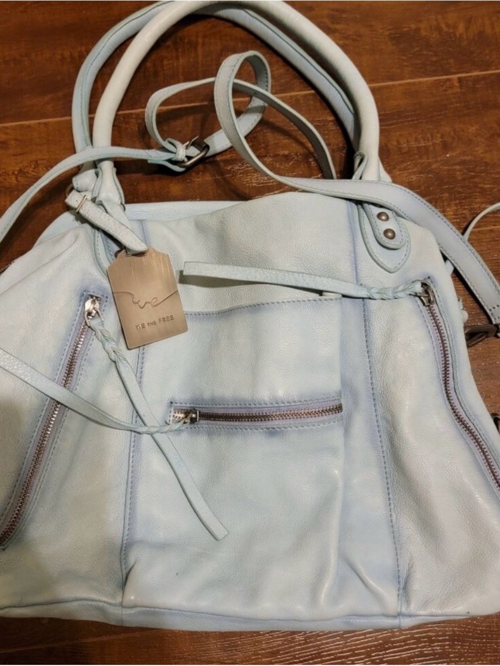 RARE We The Free (free people) Emerson Bag in washed sail